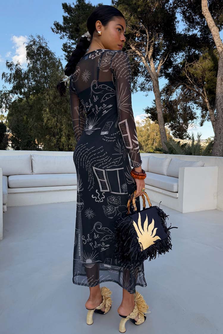 Mono Palma Mesh Dress、mySite、solidvoid