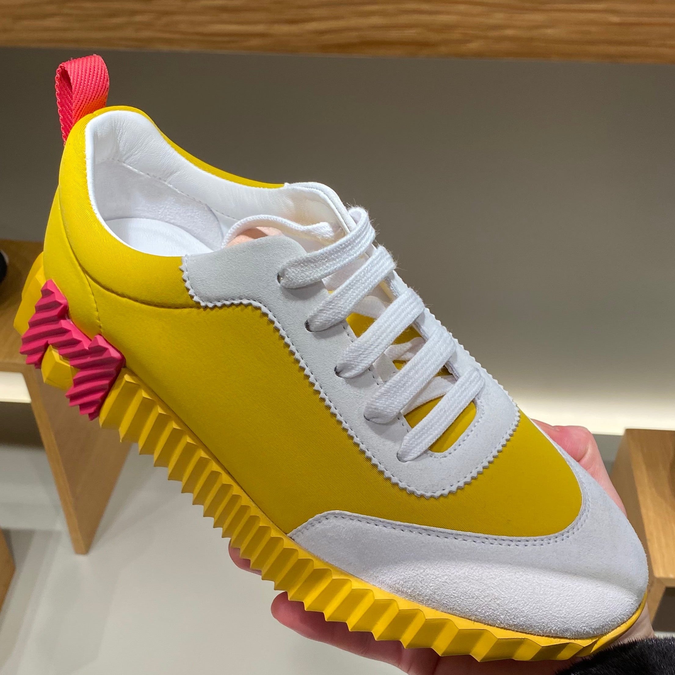 Hermes yellow bouncing sneaker、mySite、garminoutage.com