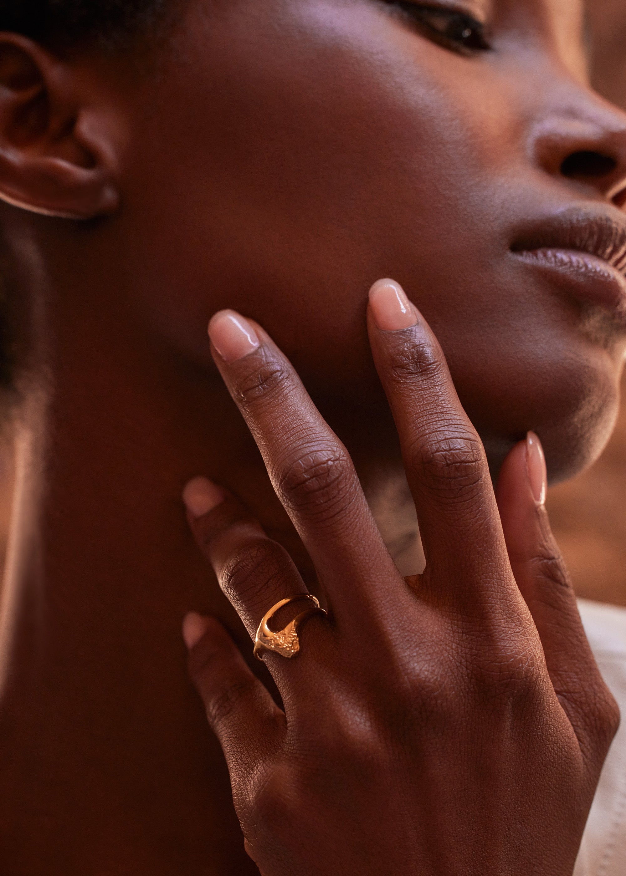 Bague Fine Eroz - Dor茅e � l��or 24 carats、mySite、camillekostekn