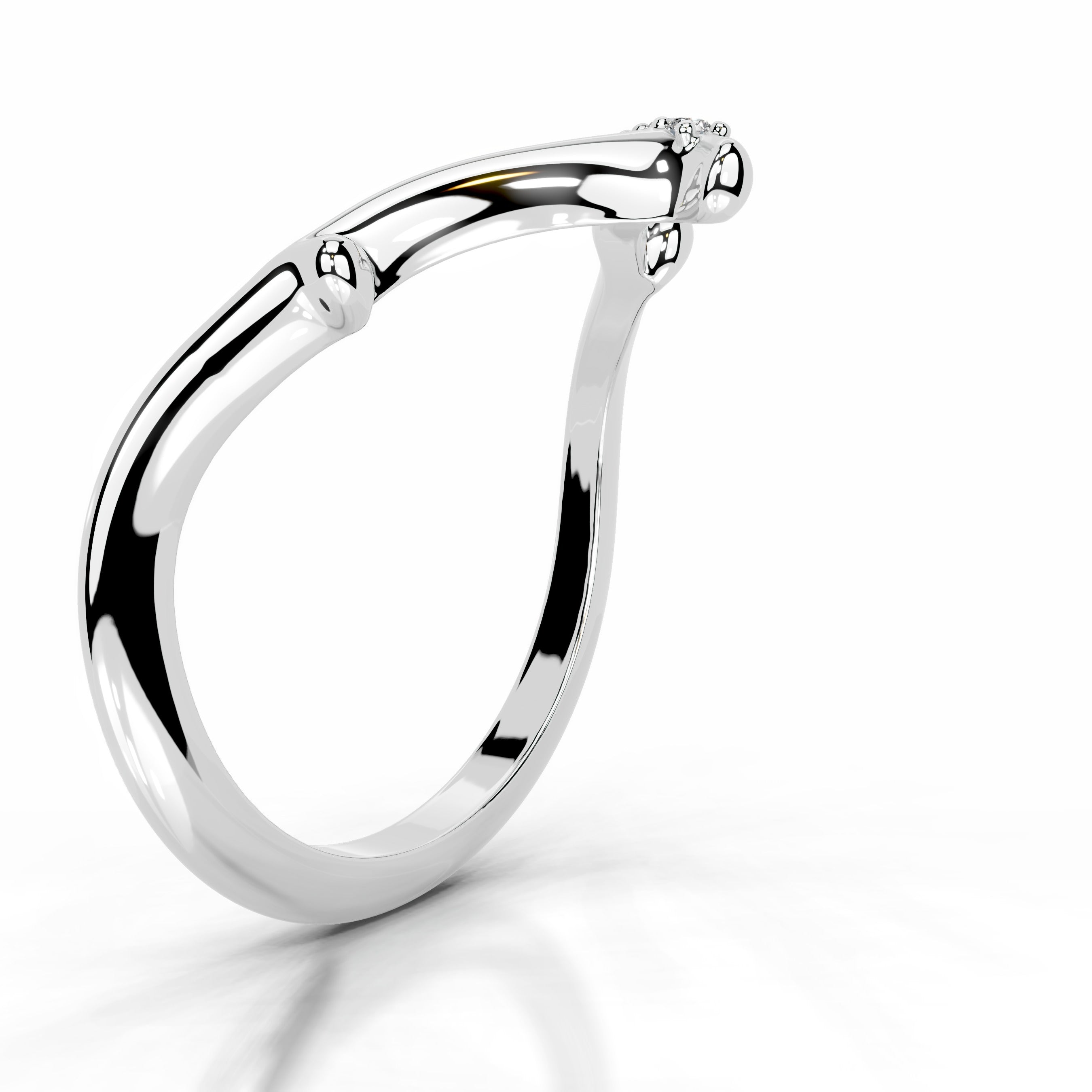 Sparkling brunch Lab Grown Diamond Wedding band - Platinum、mySite、hinf8tx79