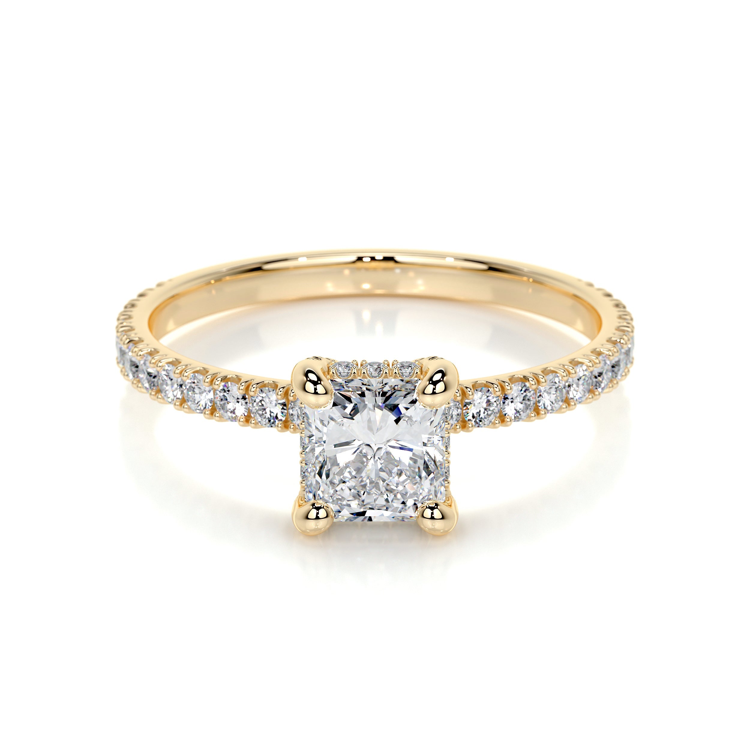Deborah Lab Grown Diamond Ring -18K Yellow Gold、mySite、hinf8tx79
