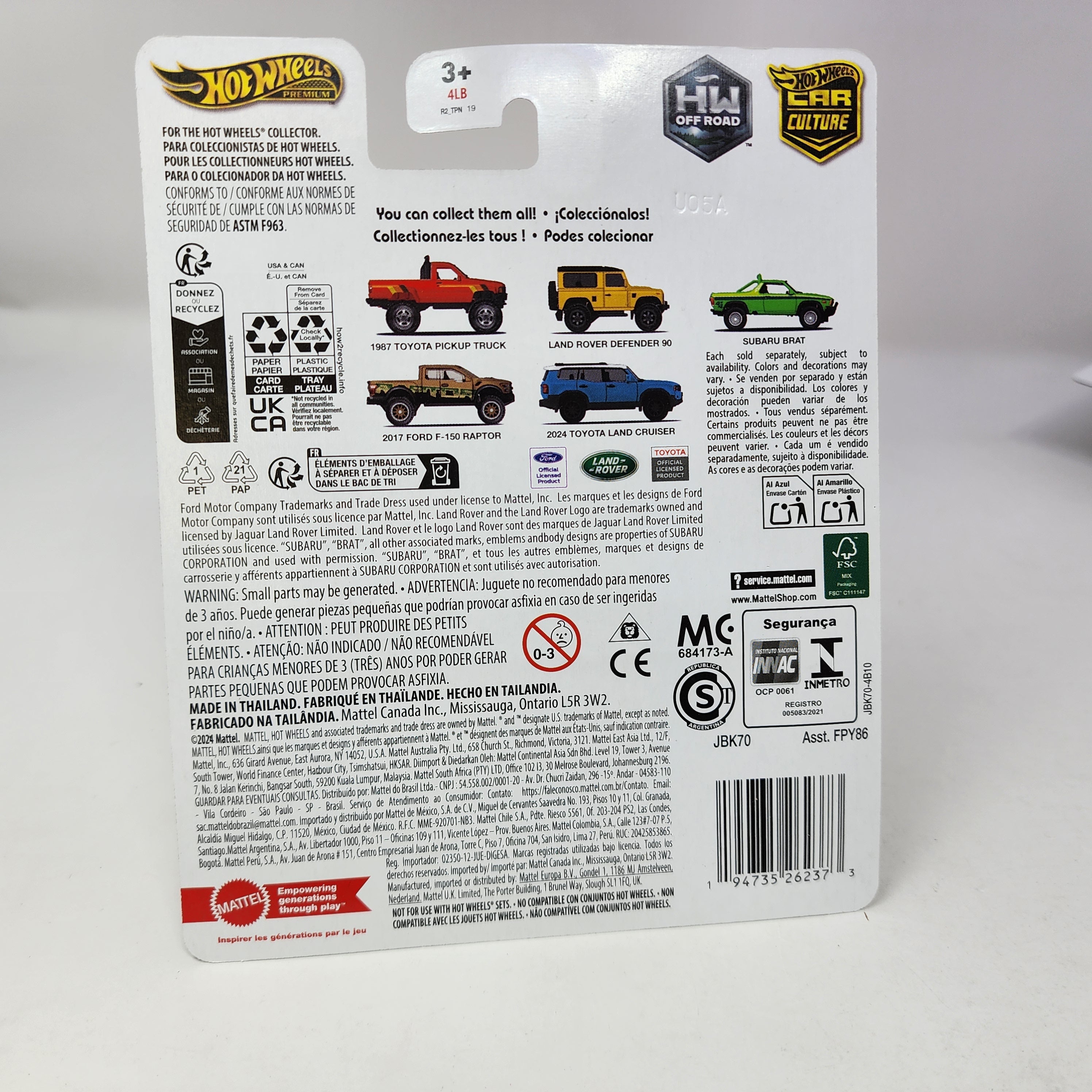 2017 Ford F-150 Raptor * 2025 Hot Wheels Car Culture OFF ROAD Case H、mySite、hgirdovlk