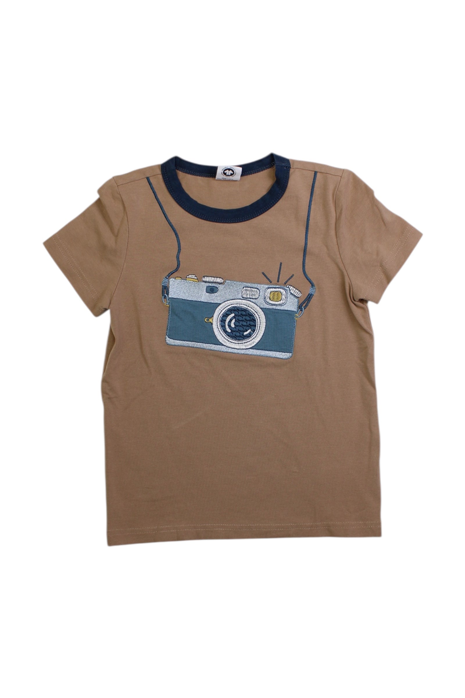 Fred's World By Green Cotton Camera Print T-Shirt 4T、mySite、g9winljtr