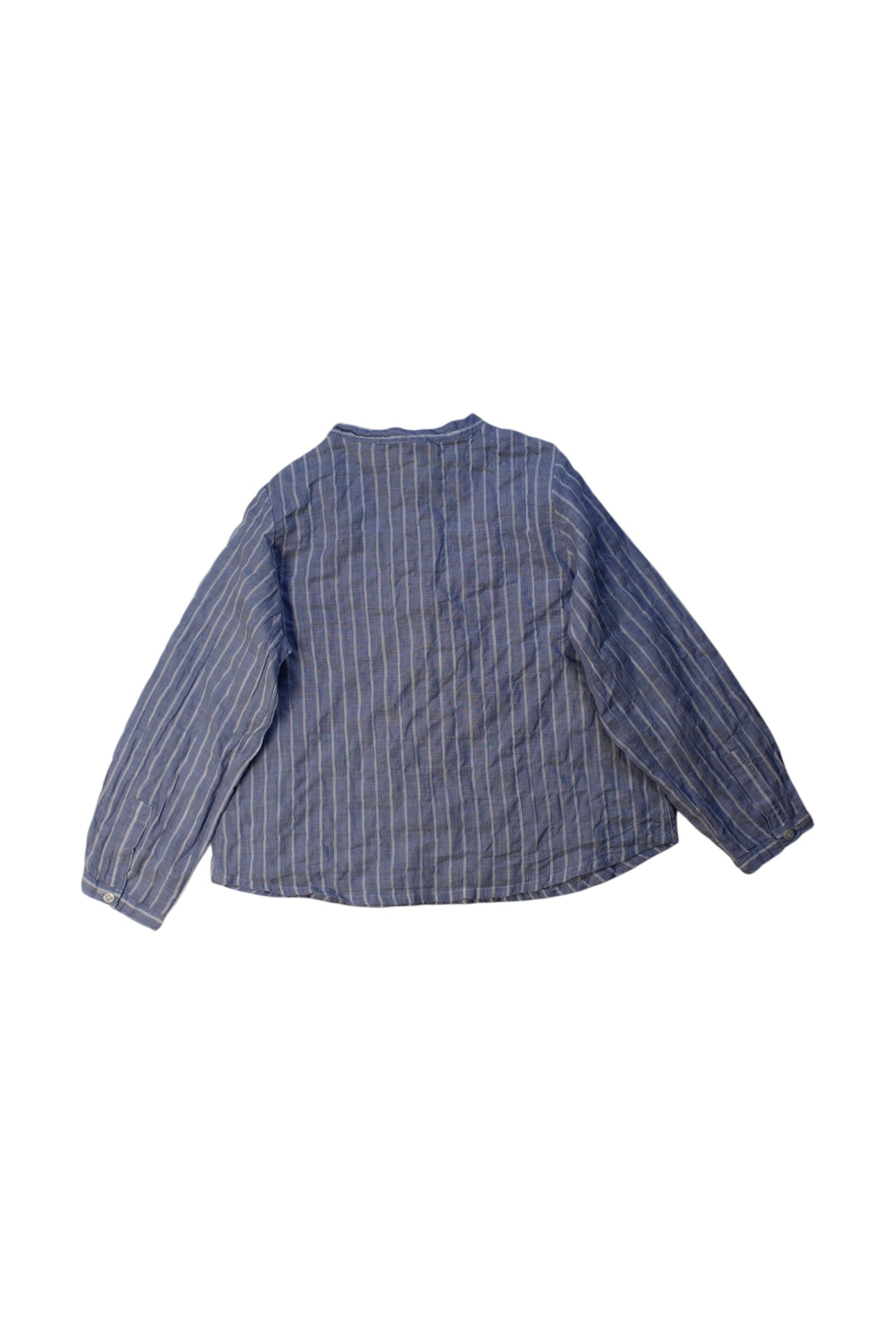Bonpoint Striped Long Sleeve Shirt 3T、mySite、g9winljtr