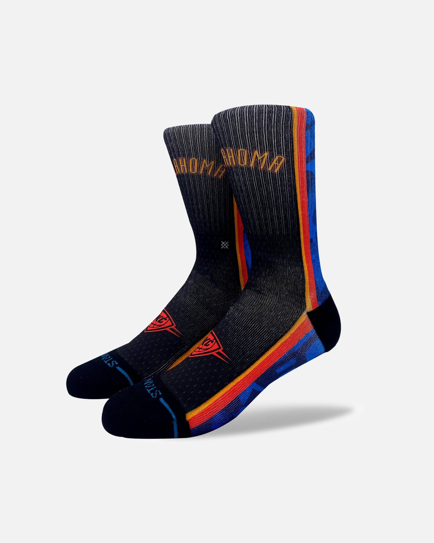 Stance X NBA Oklahoma City Thunder 2025 City Edition Crew Socks Official Team Colour、mySite、zt4zffjzw