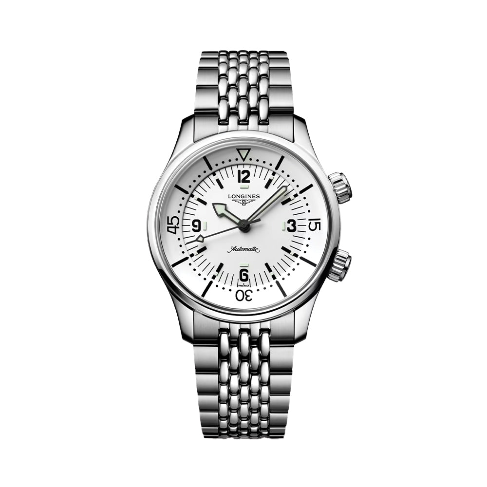 Legend Diver 39mm - White on Bracelet、mySite、botmansion