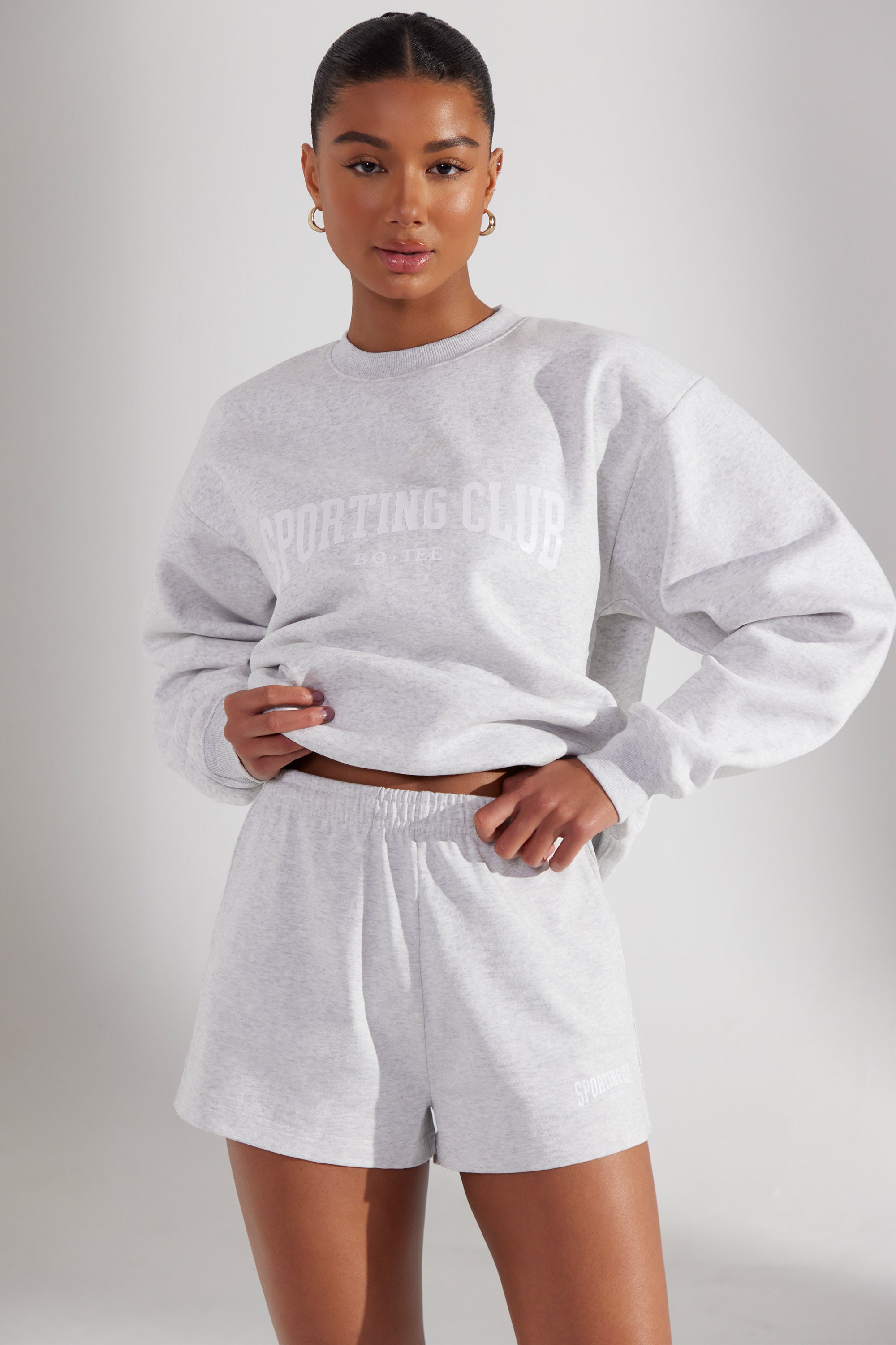 Sweat Shorts in Heather Grey、mySite、solidvoid