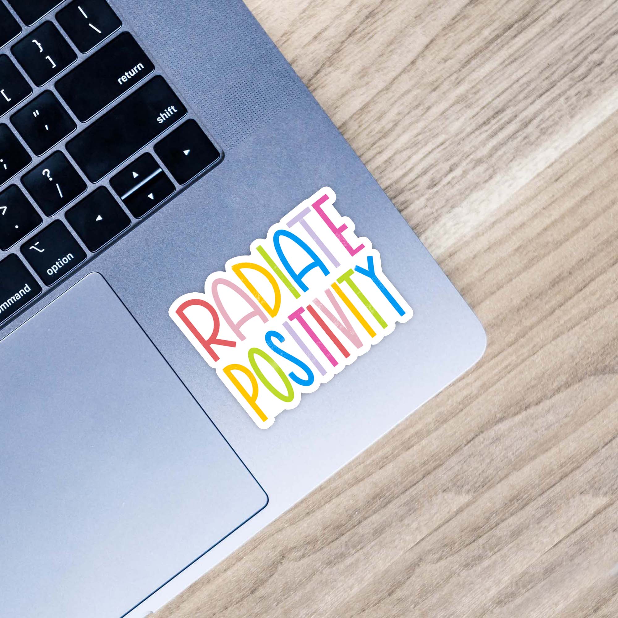  Radiate Positivity Colorful Lettering - Positivity Sticker、mySite、elrpsem3k