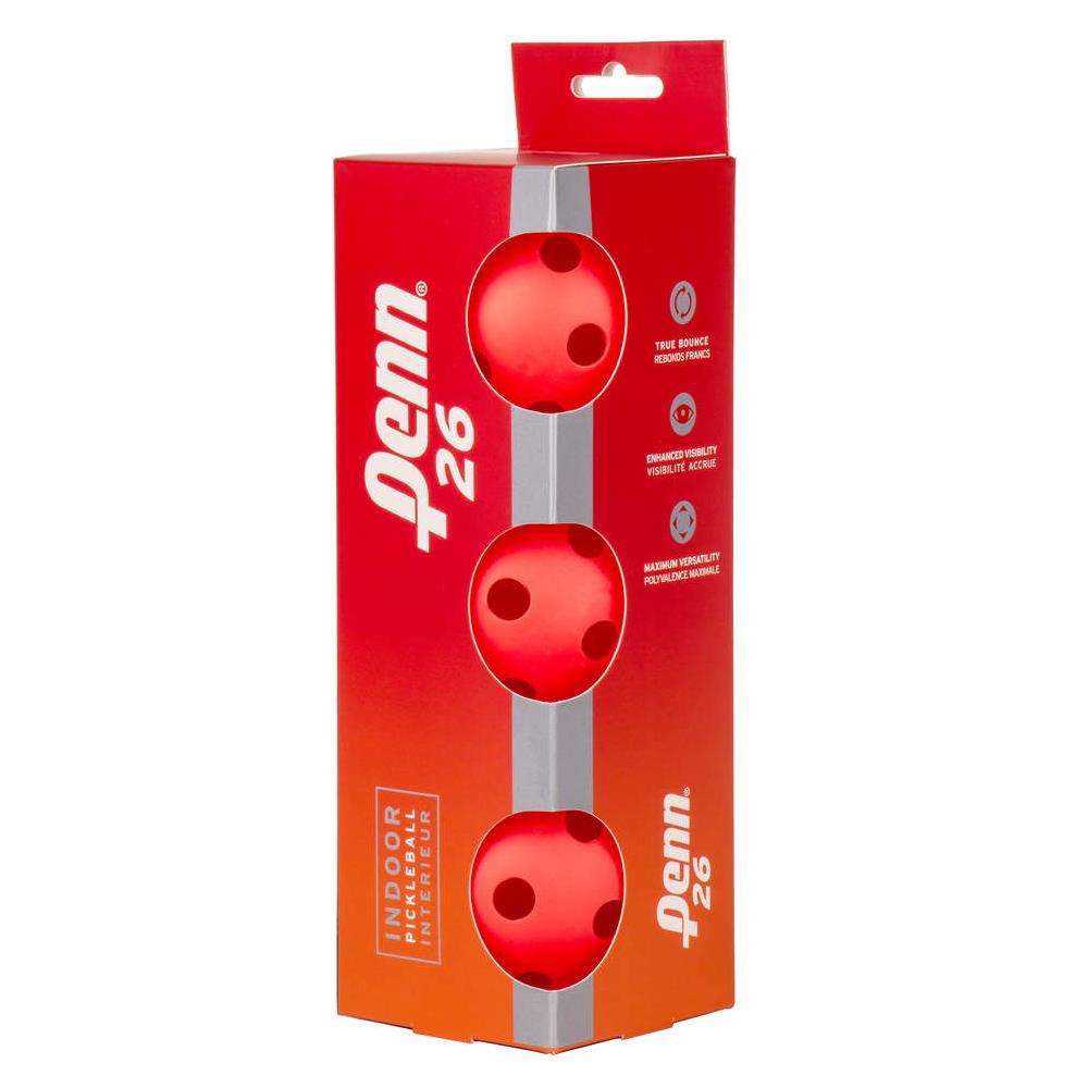 Penn 26 Indoor Pickleball 3 Pack - Red、mySite、neckold