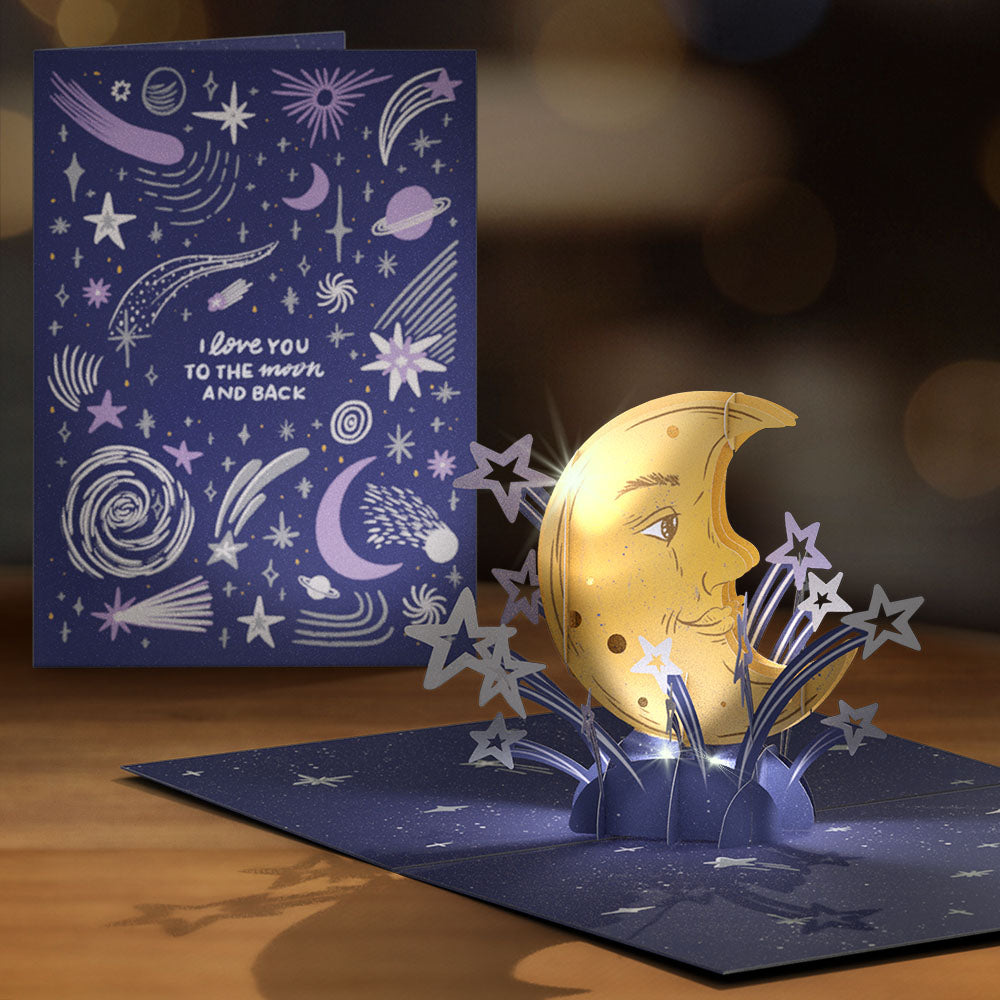 Whimsical Love Light-Up Pop-Up Card 3-Pack、mySite、solidvoid