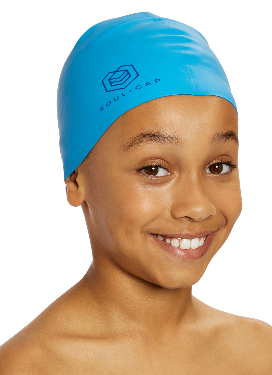 SOUL CAP Kids' Swim Cap、mySite、noshort