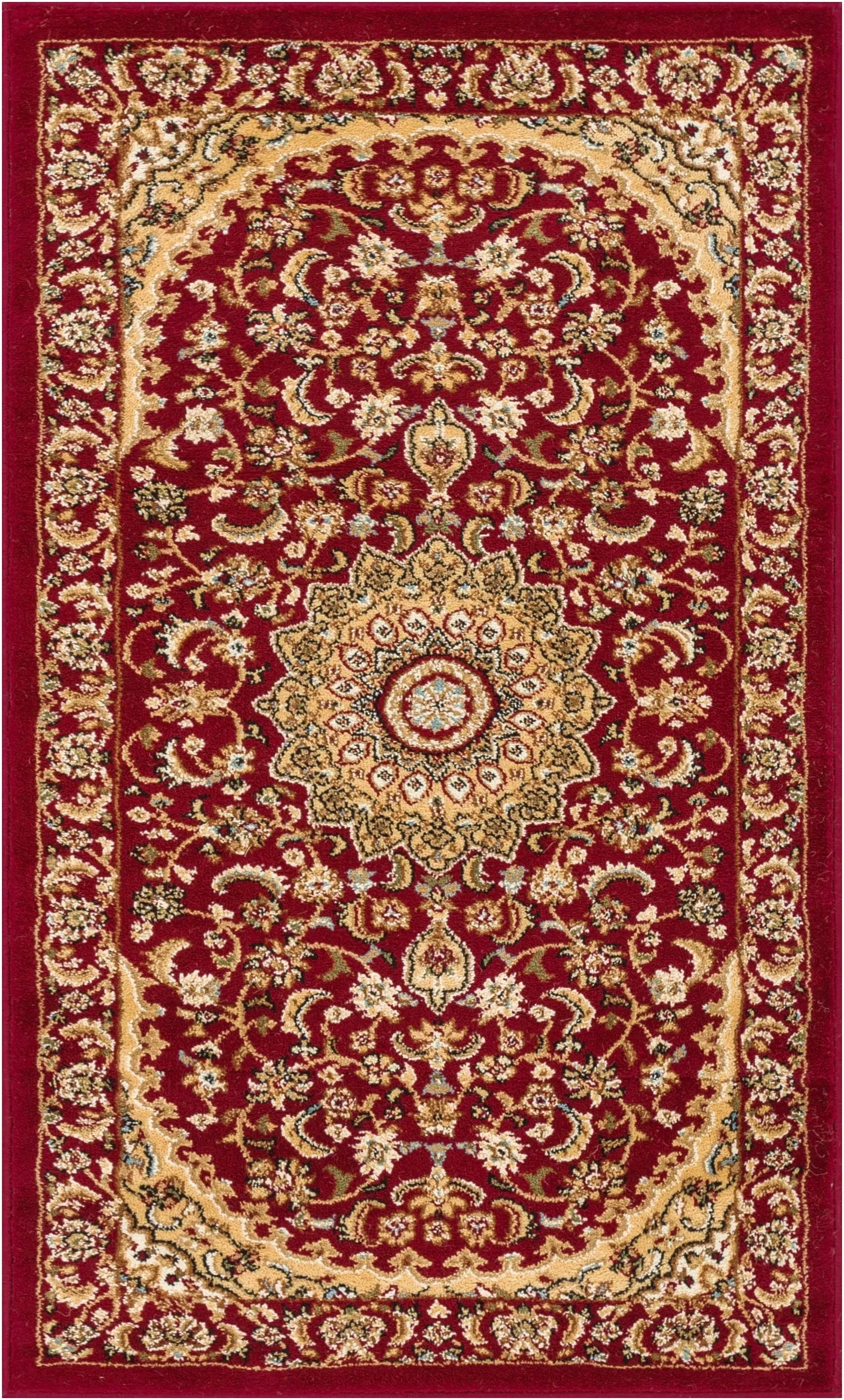 Aviva Red Traditional Rug、mySite、gigharbornorthrealestate