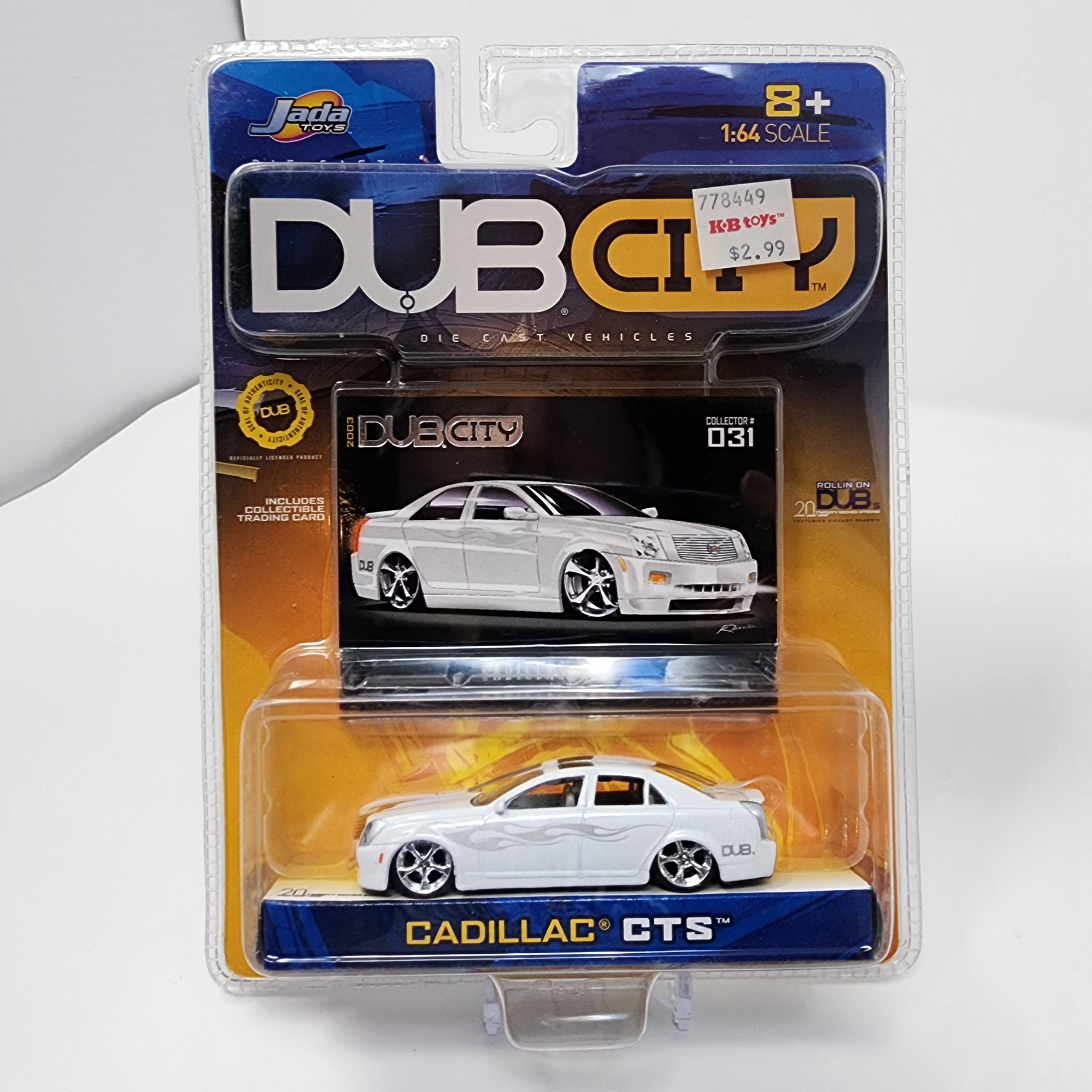 Cadillac CTS * White * Jada Toys 1:64 Scale Dub City、mySite、hgirdovlk