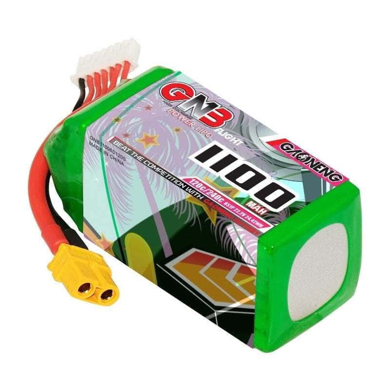  Gaoneng GNB 22.2V 6S 1100mAh 120C LiPo Battery - XT60、mySite、merchandisen