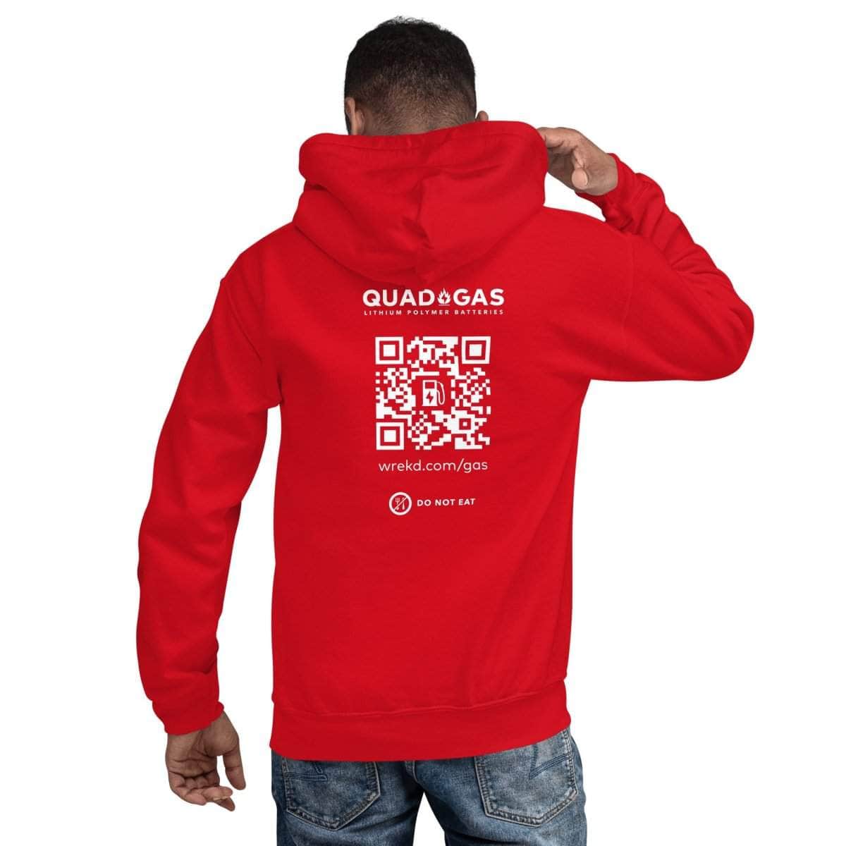  Quad Gas Red Unisex Hoodie、mySite、merchandisen