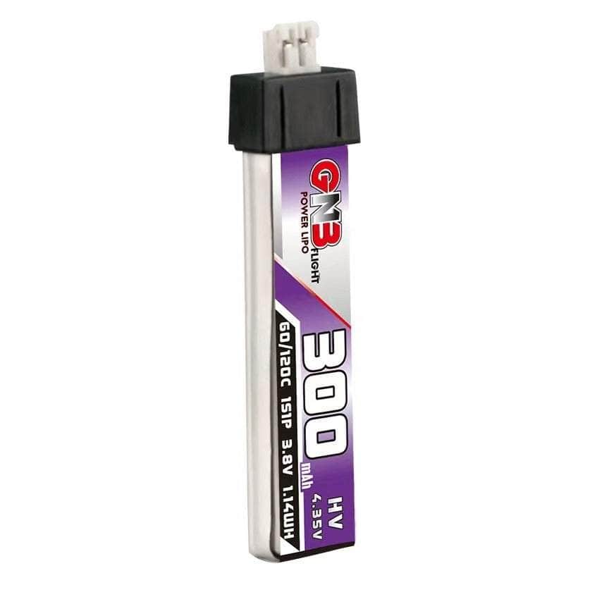  Gaoneng GNB 3.8V 1S 300mAh 60C LiHV Whoop/Micro Battery w/ Plastic Head - PH2.0、mySite、merchandisen