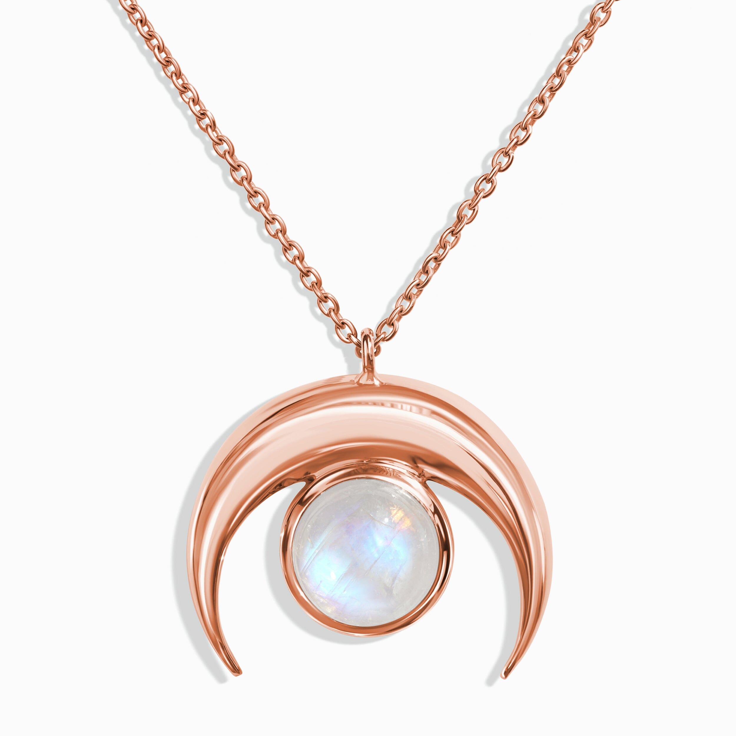 Moonstone Necklace - Crescent Moon、mySite、hinf8tx79