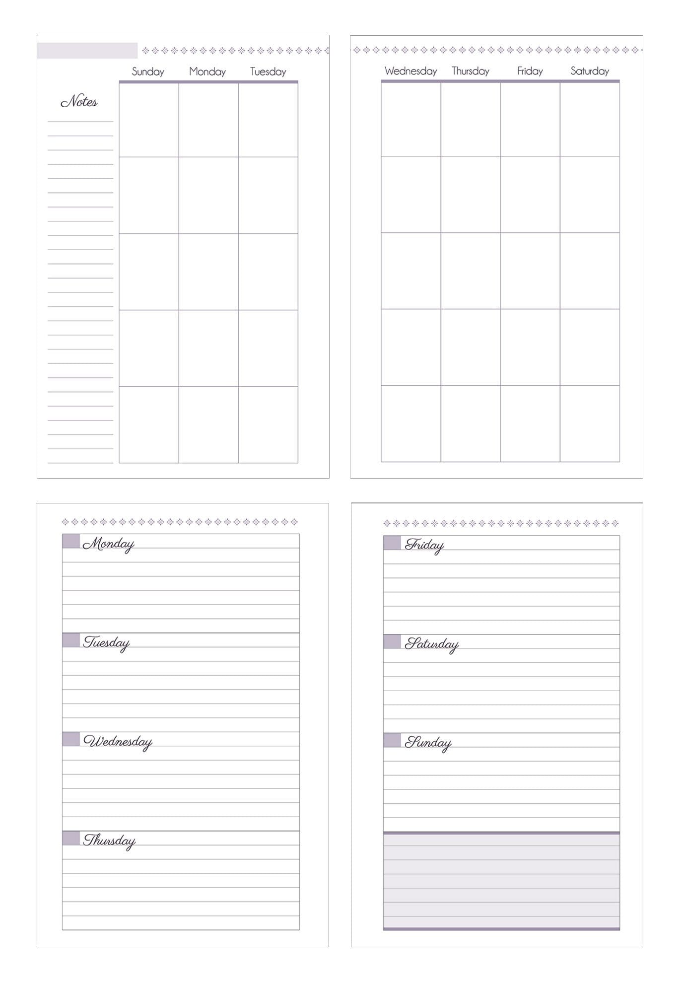  Weekly Planner - Shine Bright 12 Month Undated Mini、mySite、ghnorth