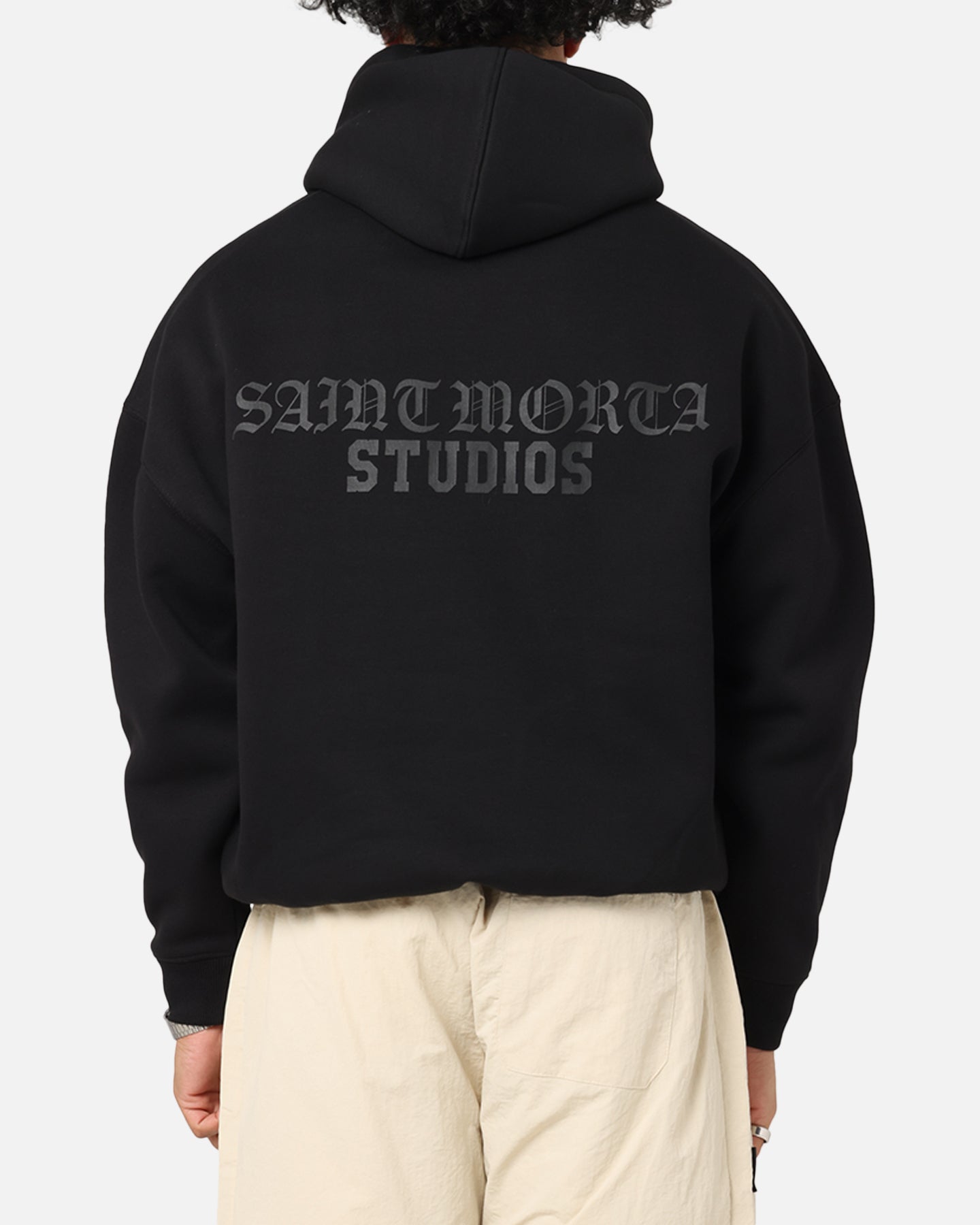 Saint Morta Studios Boxy Hoodie Black、mySite、zt4zffjzw