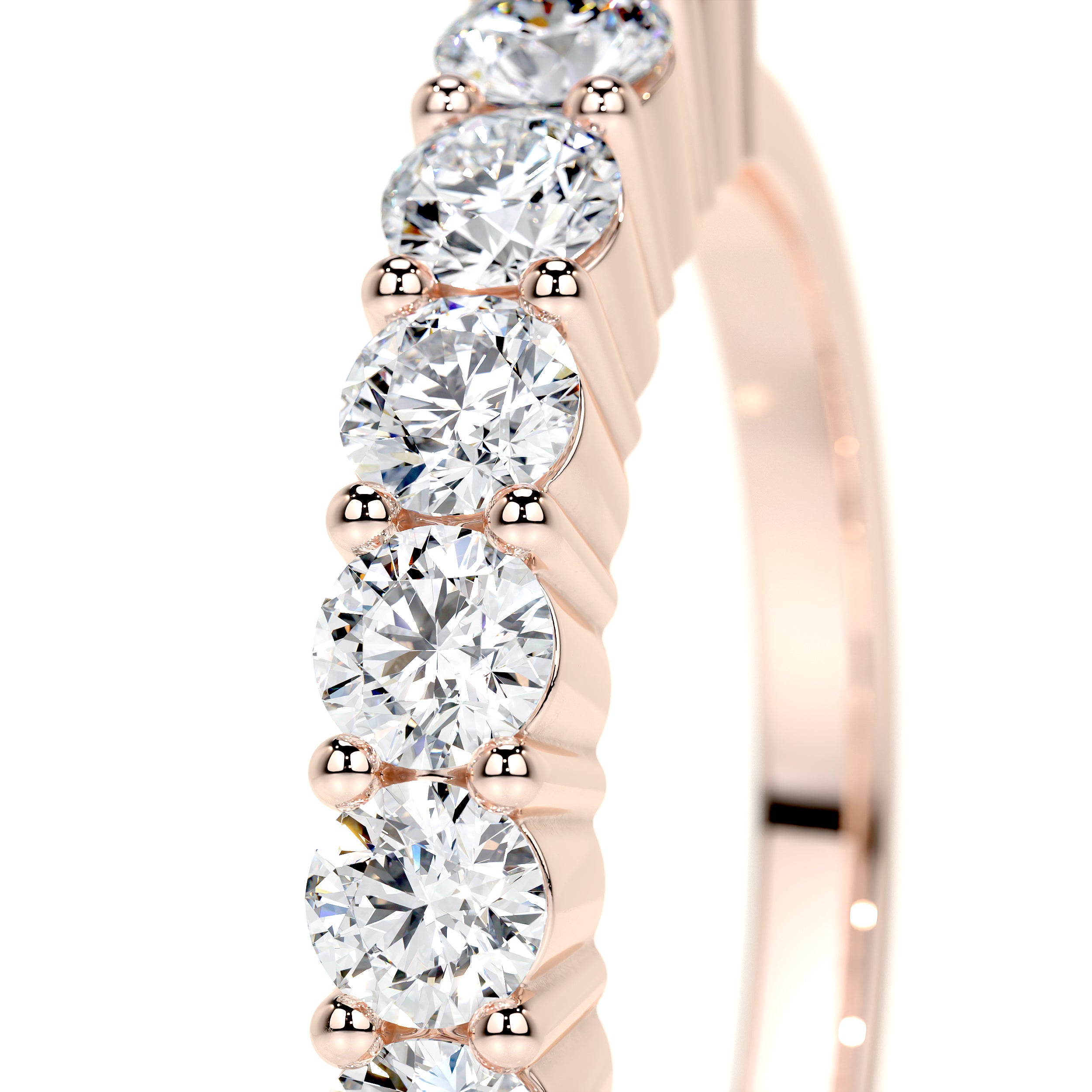 Catherine Lab Grown Diamond Wedding Ring (0.75 Carat) -14K Rose Gold、mySite、hinf8tx79