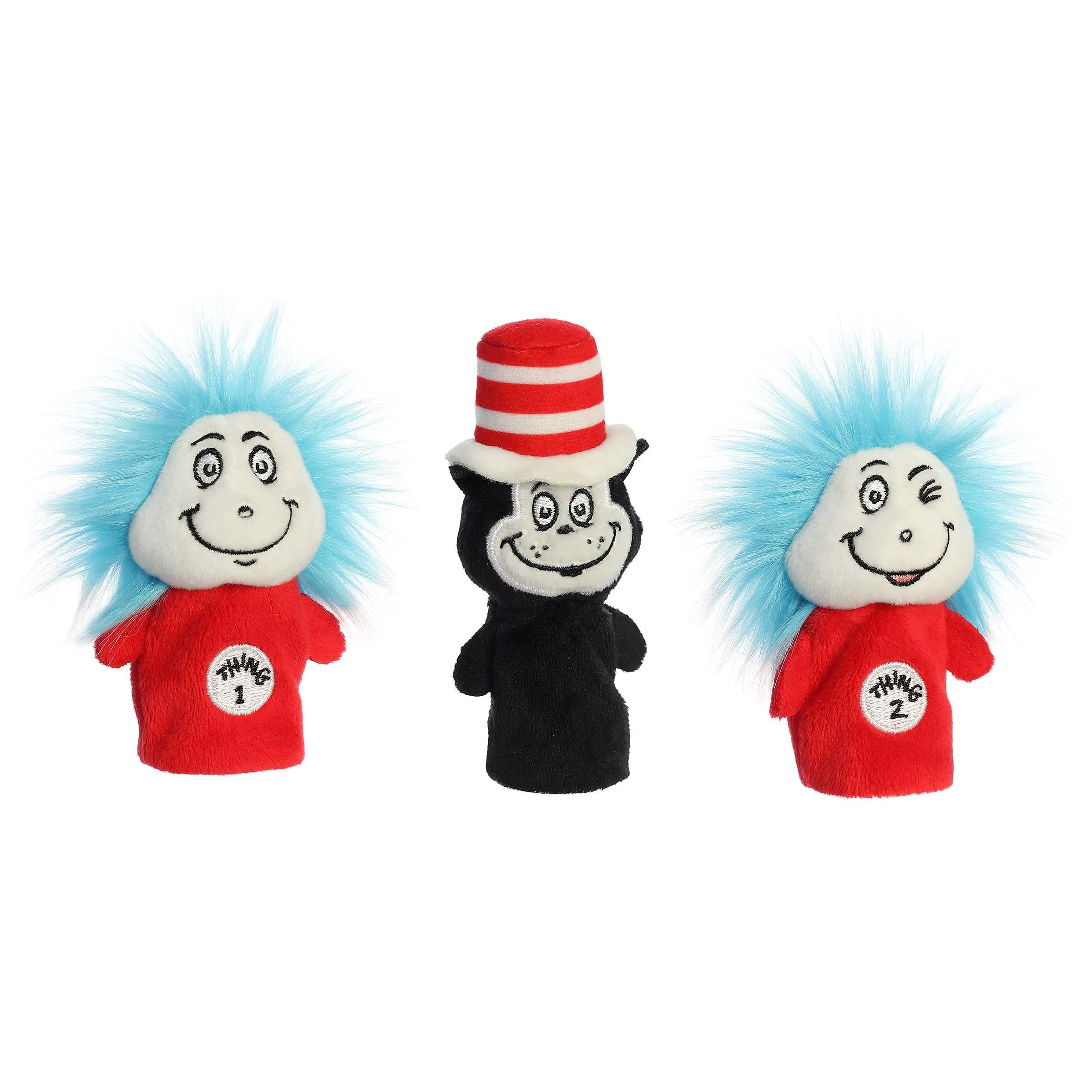 Aurora® - Dr. Seuss™ - 3 Dr. Seuss Finger Puppet Set、mySite、g9winljtr