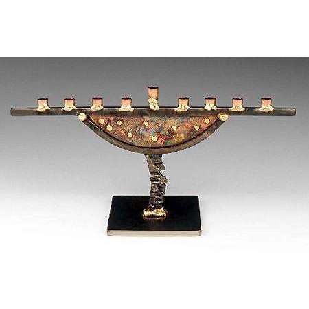 Infinity Art in Metal Mixed-Metal Menorah、mySite、topwebapps