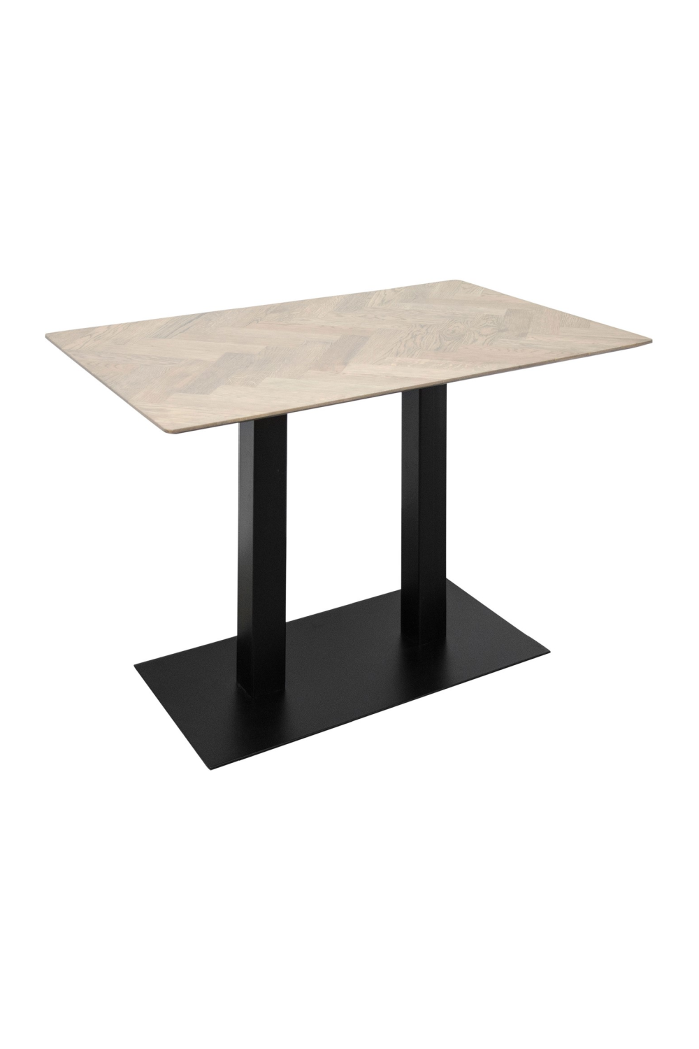 Square Pedestal Dining Table | Versmissen Herringbone、mySite、neckold
