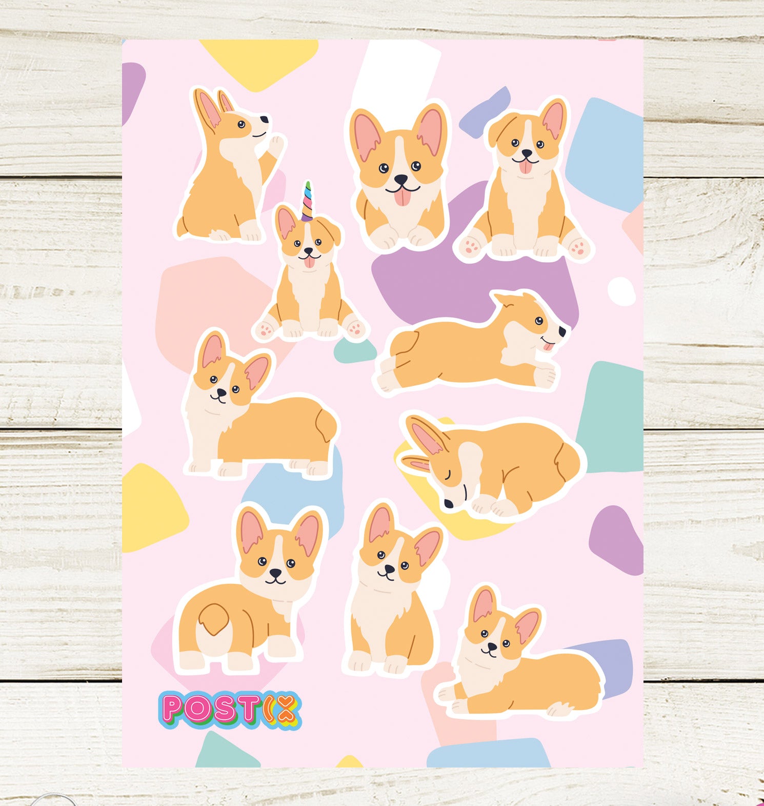  Corgi Life Sticker Sheet、mySite、ghnorth
