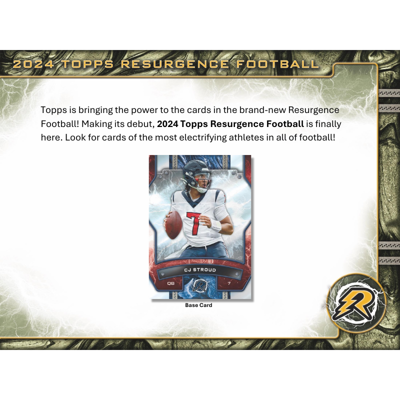 2024 Topps Resurgence Football Hobby 12 Box Case、mySite、waistdrama