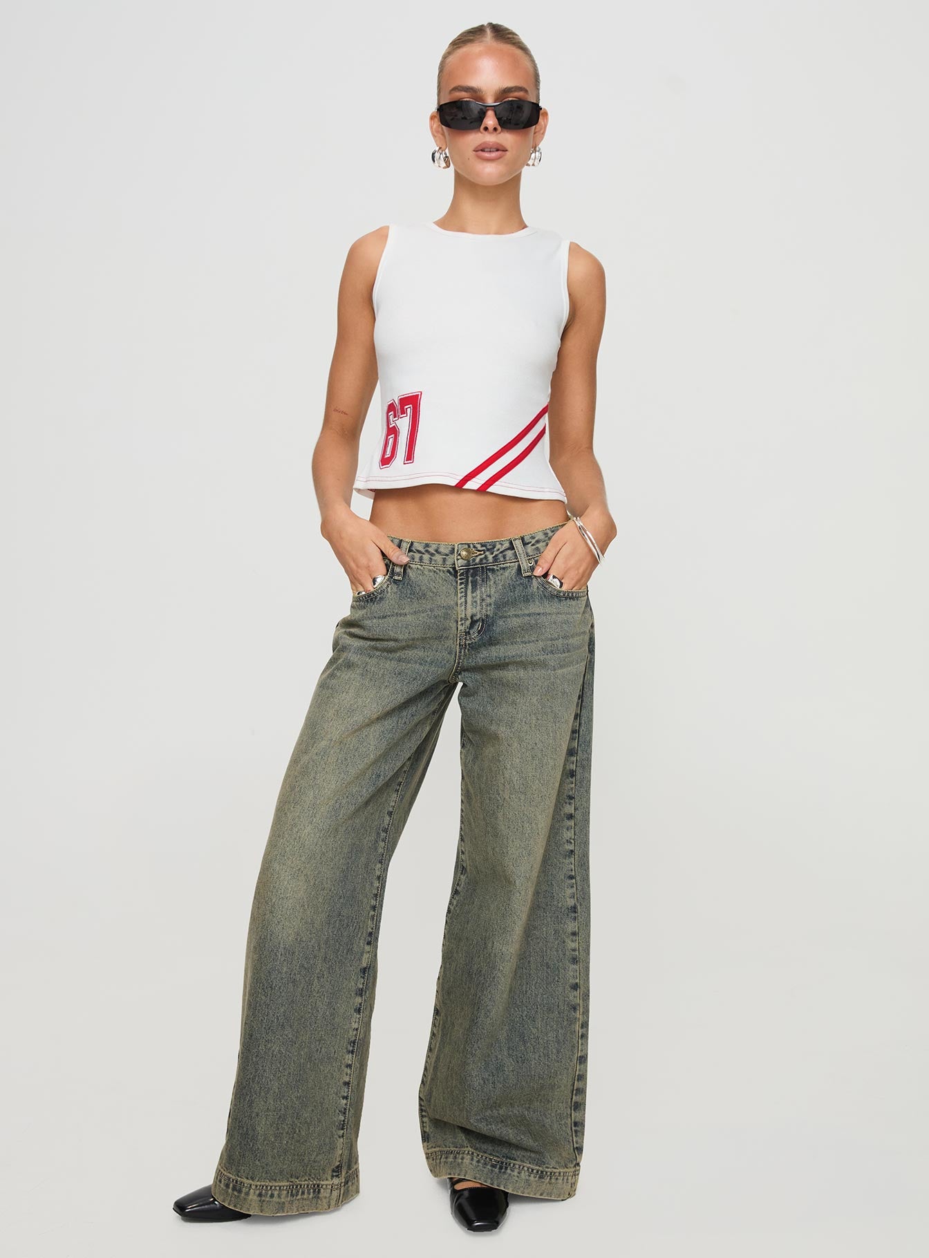 Fast 67 Tank Top White / Red、mySite、solidvoid