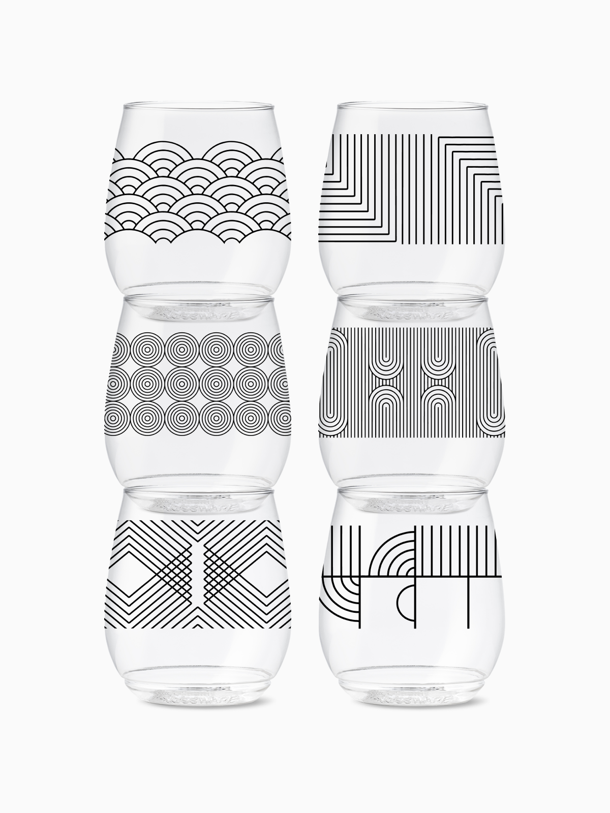 Modern Geometric - POP 14oz Vino、mySite、camillekostekn