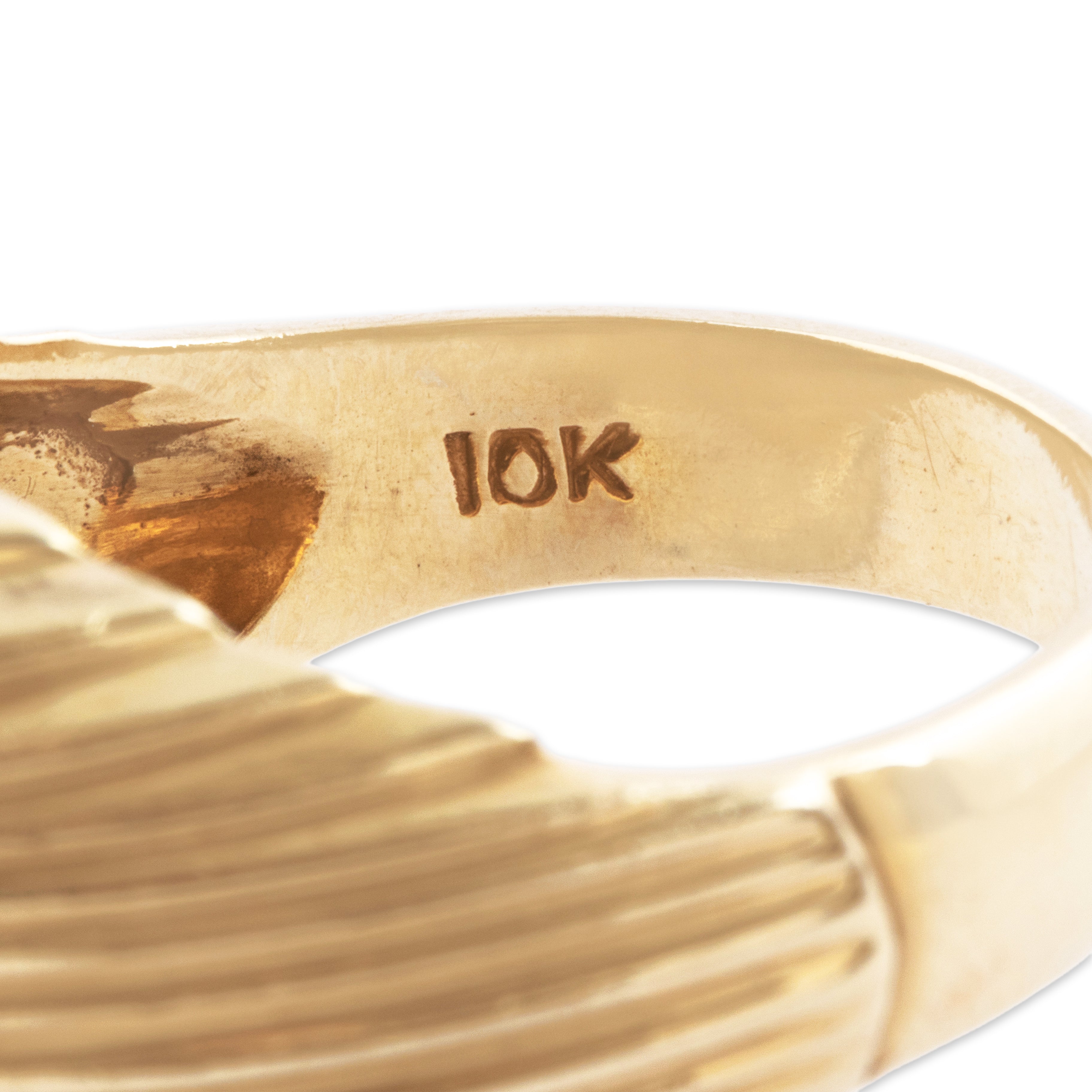 Vintage 10k Yellow Gold Onyx Mid-Century Initial K Signet Ring 10.00、mySite、hinf8tx79