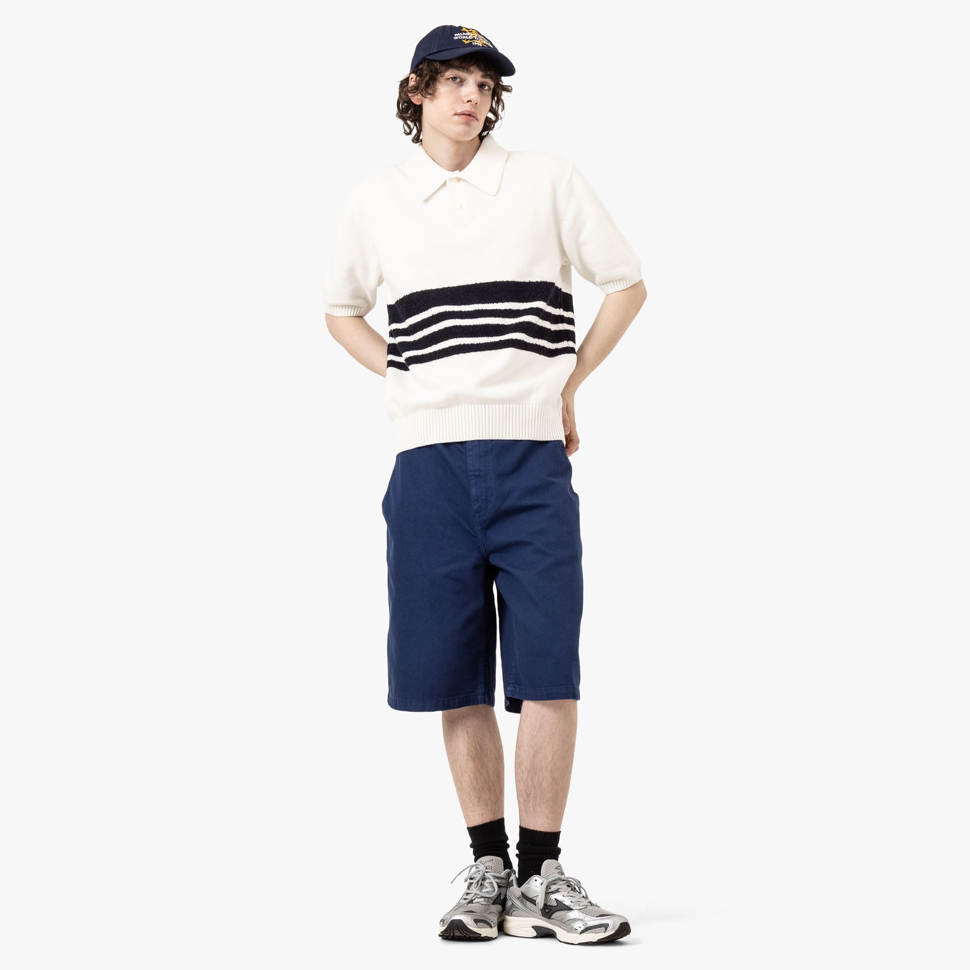 Palmes Panel Knit Polo Off-White、mySite、merchandisen