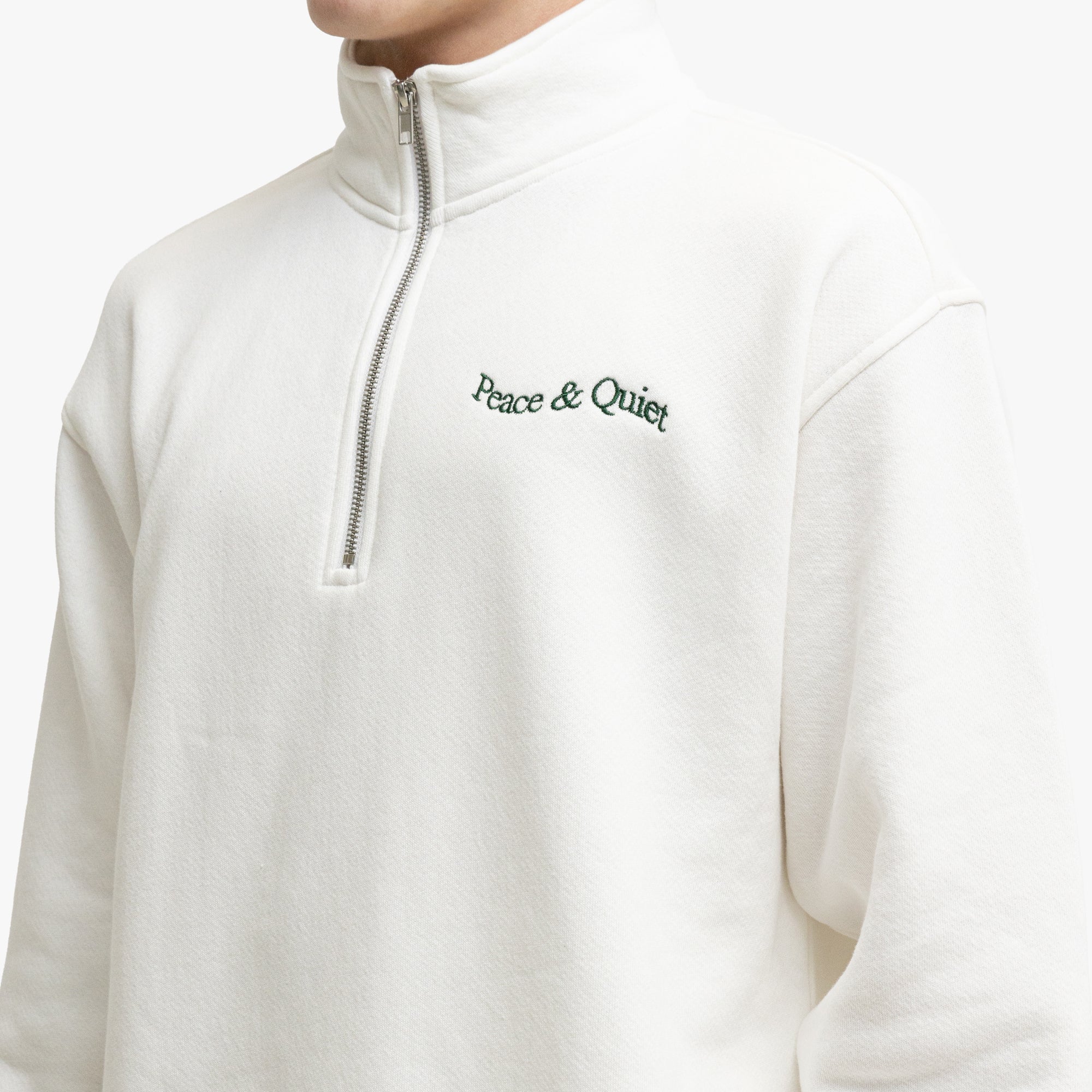  Museum Of Peace & Quiet Quarter Zip Up White、mySite、merchandisen
