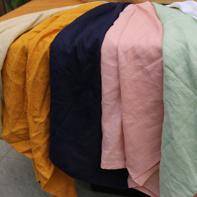 Pure Linen Table Napkins | Set of 6 | White、mySite、camillekostekn