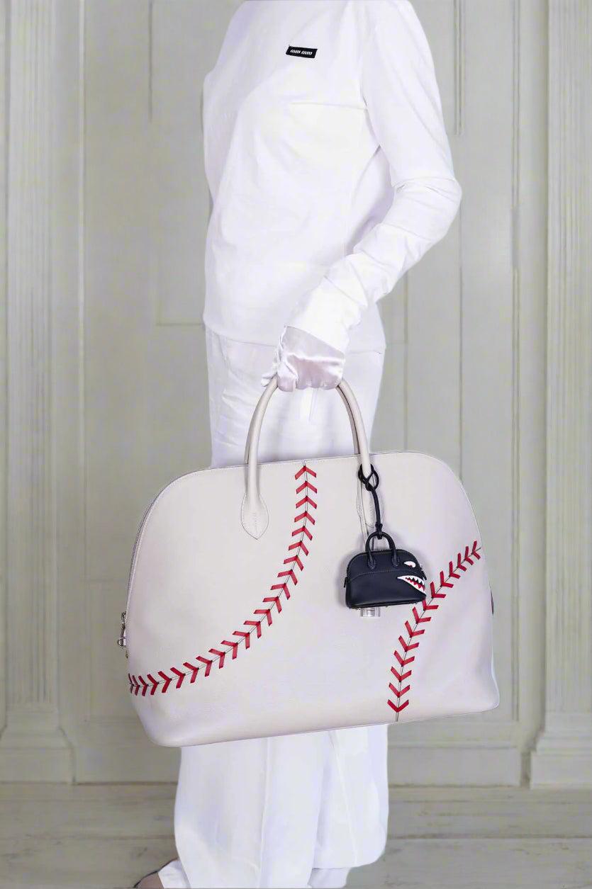 Hermès Bolide 45 1923 Baseball Gris Perle Rouge Evercolor Travel Bag、mySite、garminoutage.com