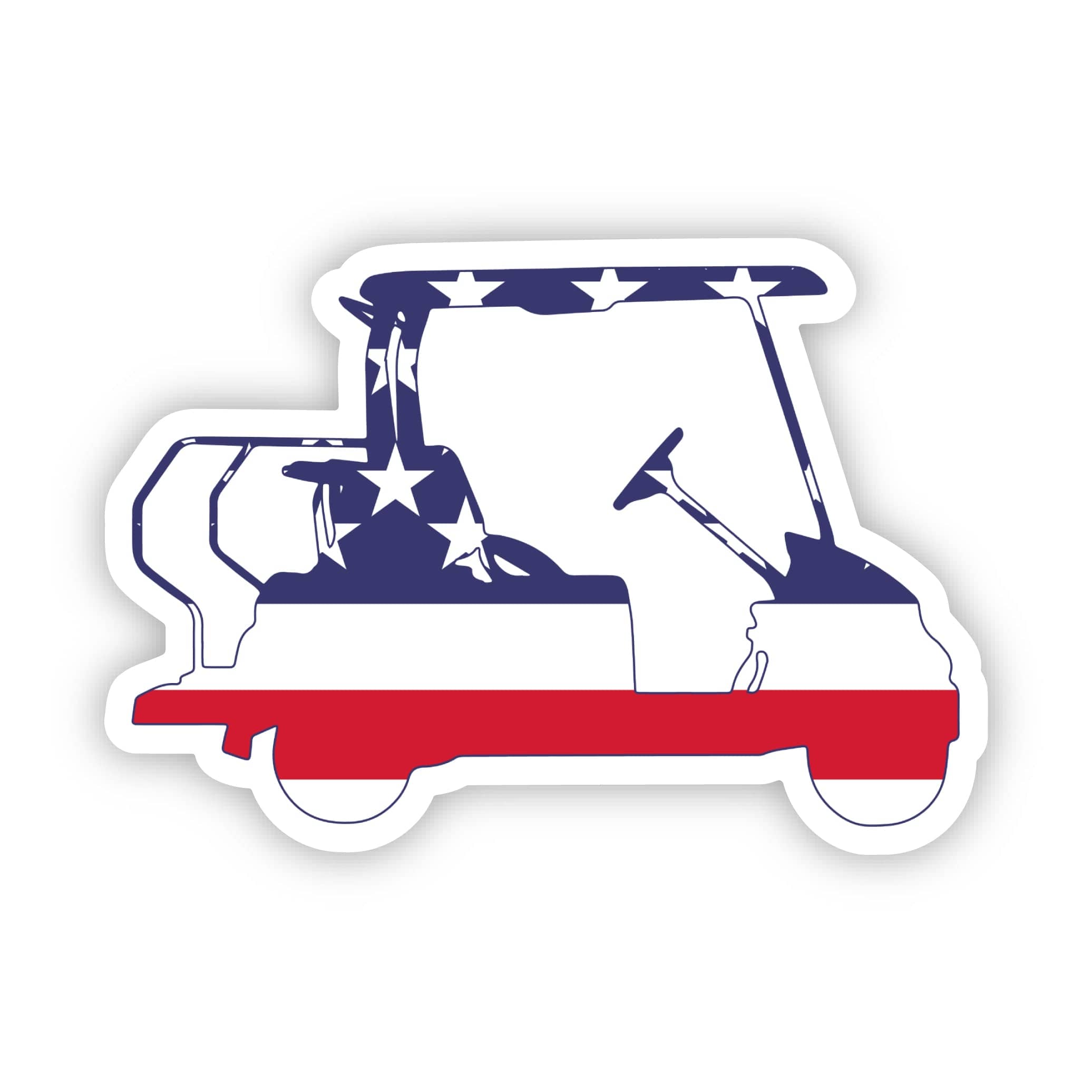  USA Flag Golf Cart Sticker、mySite、ghnorth