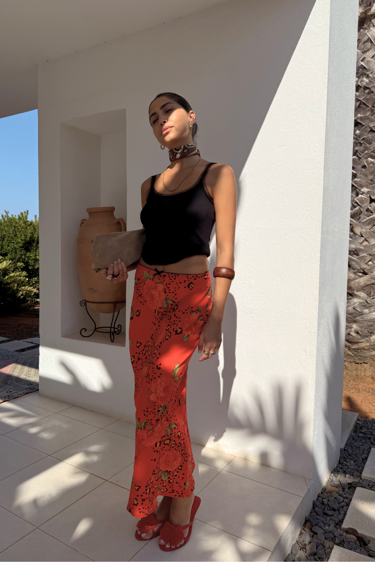 Rosie Maxi Skirt、mySite、solidvoid