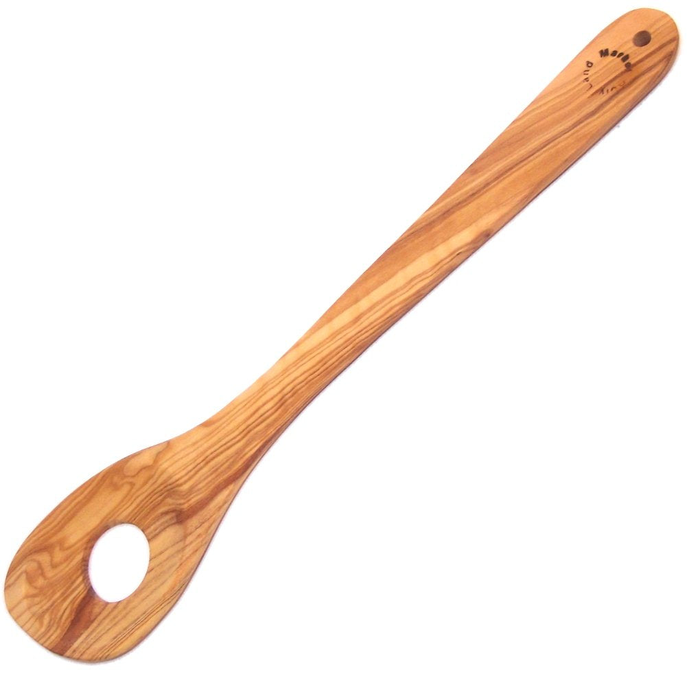  Large Hand Carved Olive Wood Risotto Spoon - (13.5 Inches) - Asfour Outlet Trademark、mySite、elrpsem3k