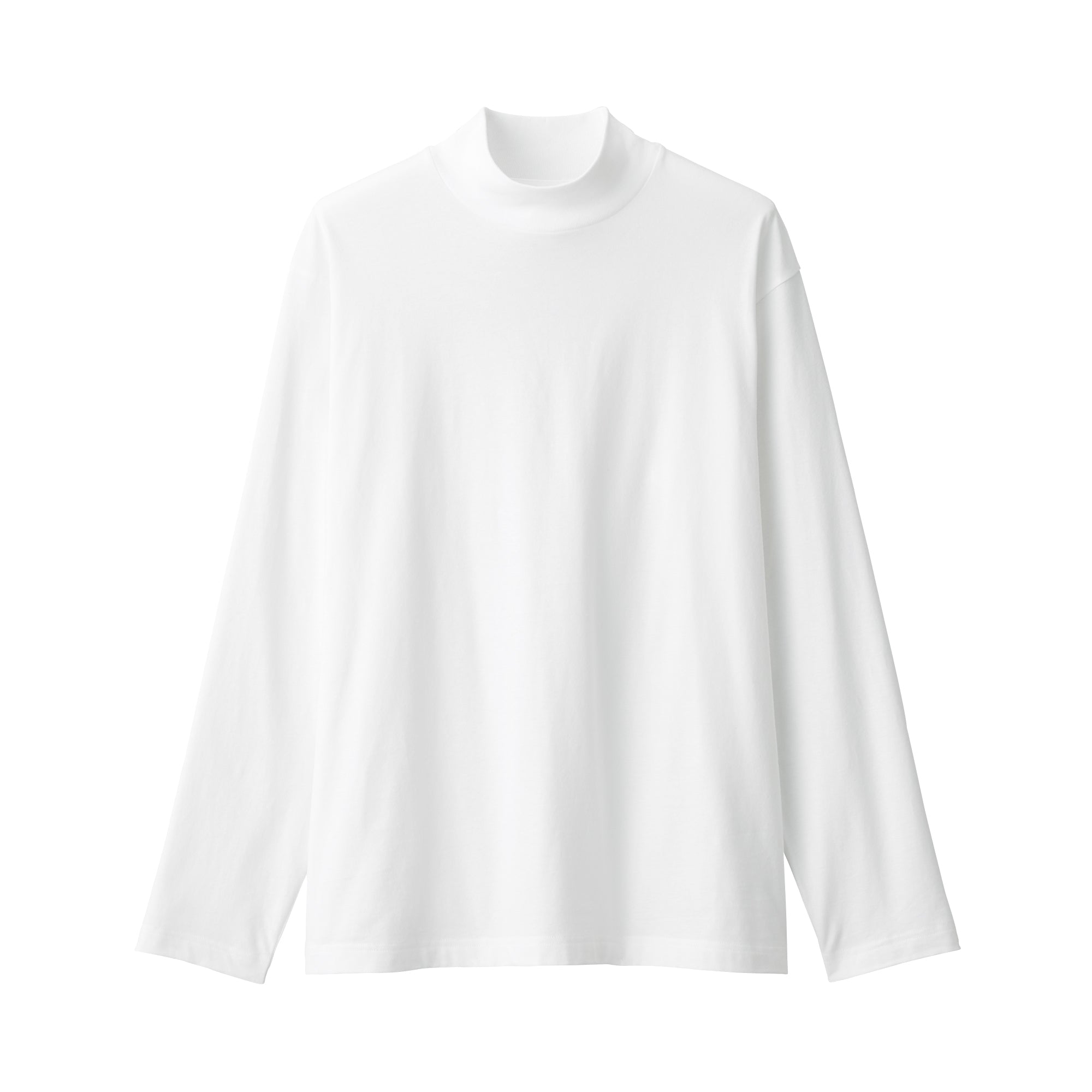  Men's Brushed High Neck Long Sleeve T-Shirt、mySite、sugarbowlscore