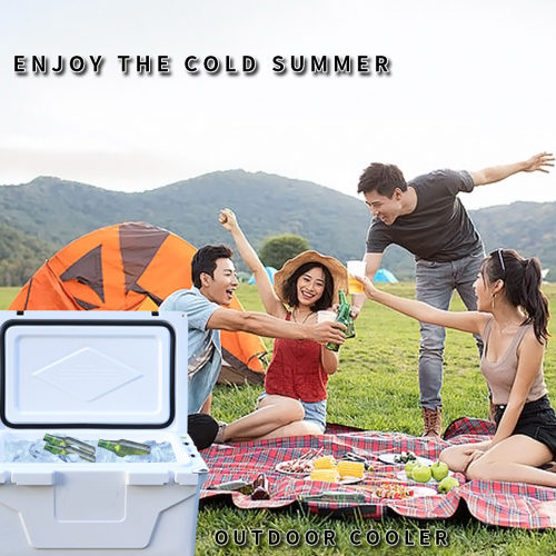 Hot Selling Blue color 65QT Outdoor cooler fish ice chest Box 2022 Popular Camping Cooler Box、、eastwooduniform
