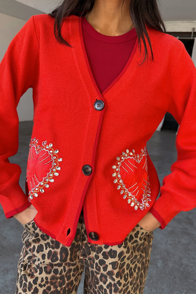 Red Heart Cardigan、mySite、solidvoid