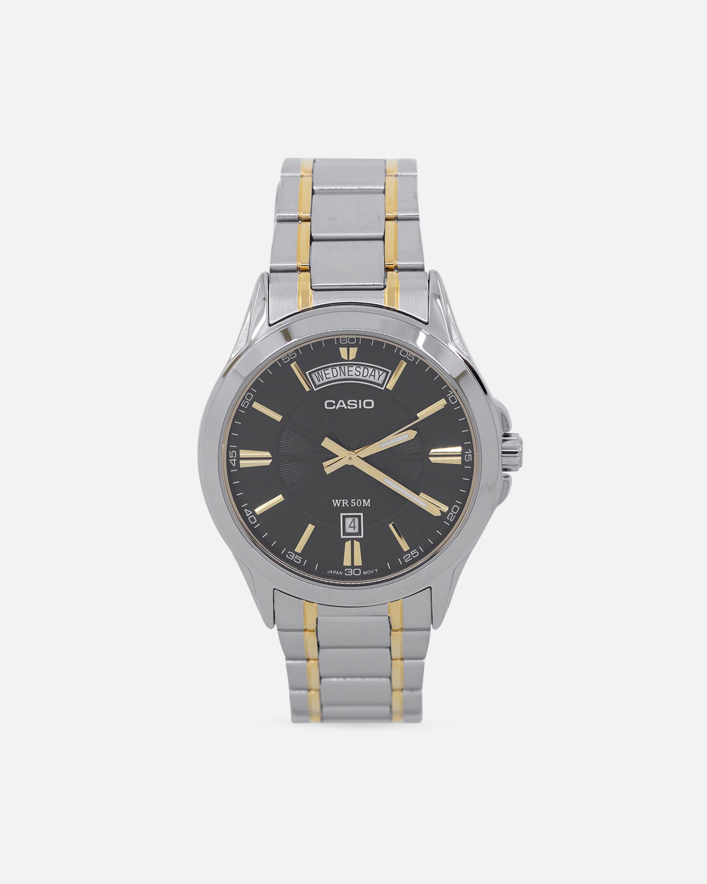 Casio MTP-1381G-1AVDF Watch Silver/Black/Gold、mySite、zt4zffjzw