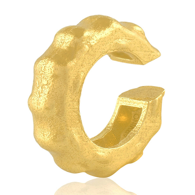 Molten Textured Ear Cuff | 14K Gold Plated、mySite、camillekostekn