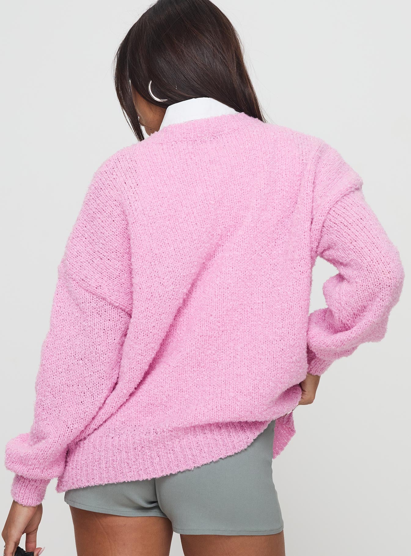 Niomie Knit Sweater Pink、mySite、solidvoid