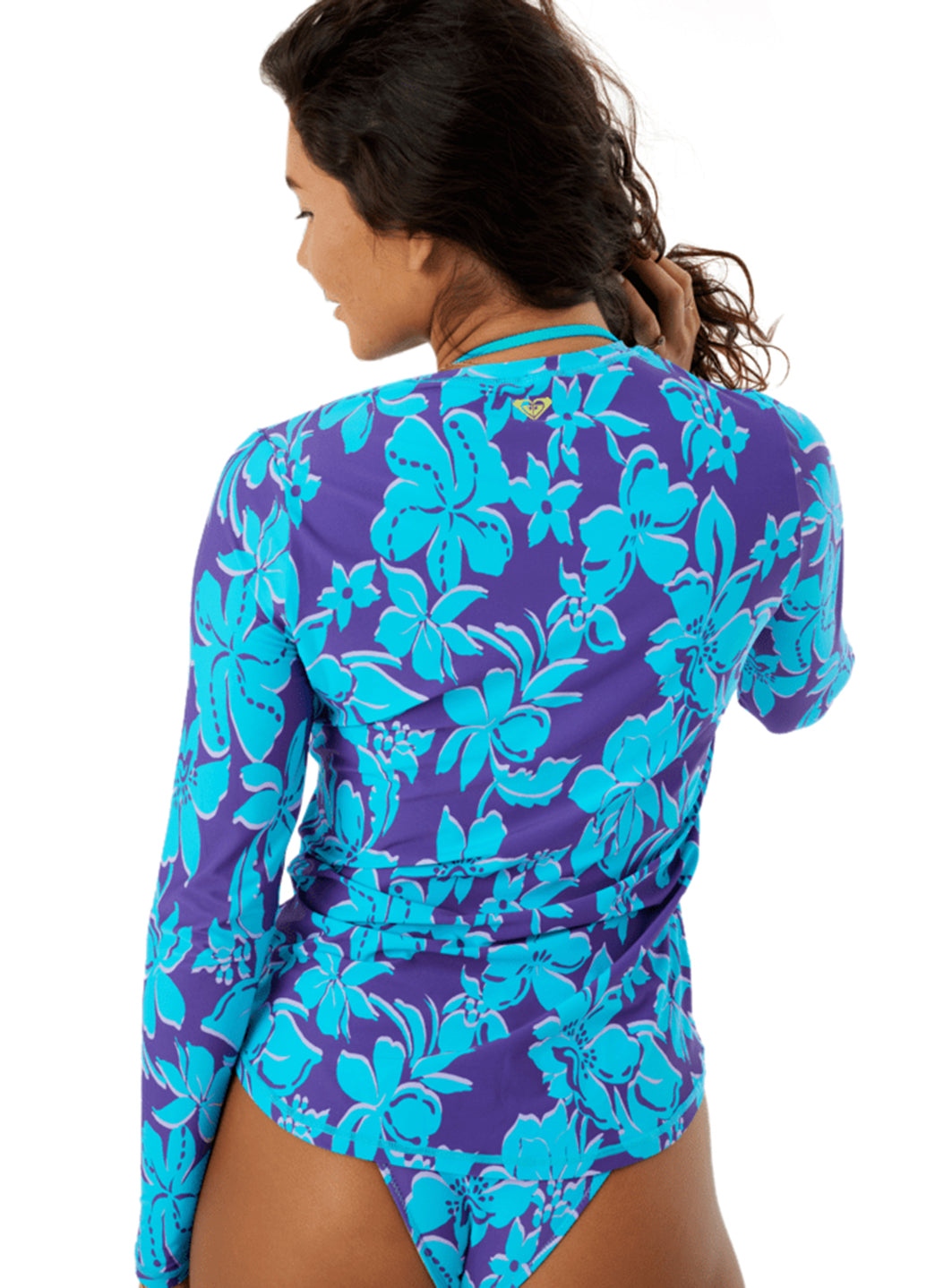 Roxy Women's Island Time Sea Skippin Long Sleeve Rash Guard、mySite、noshort