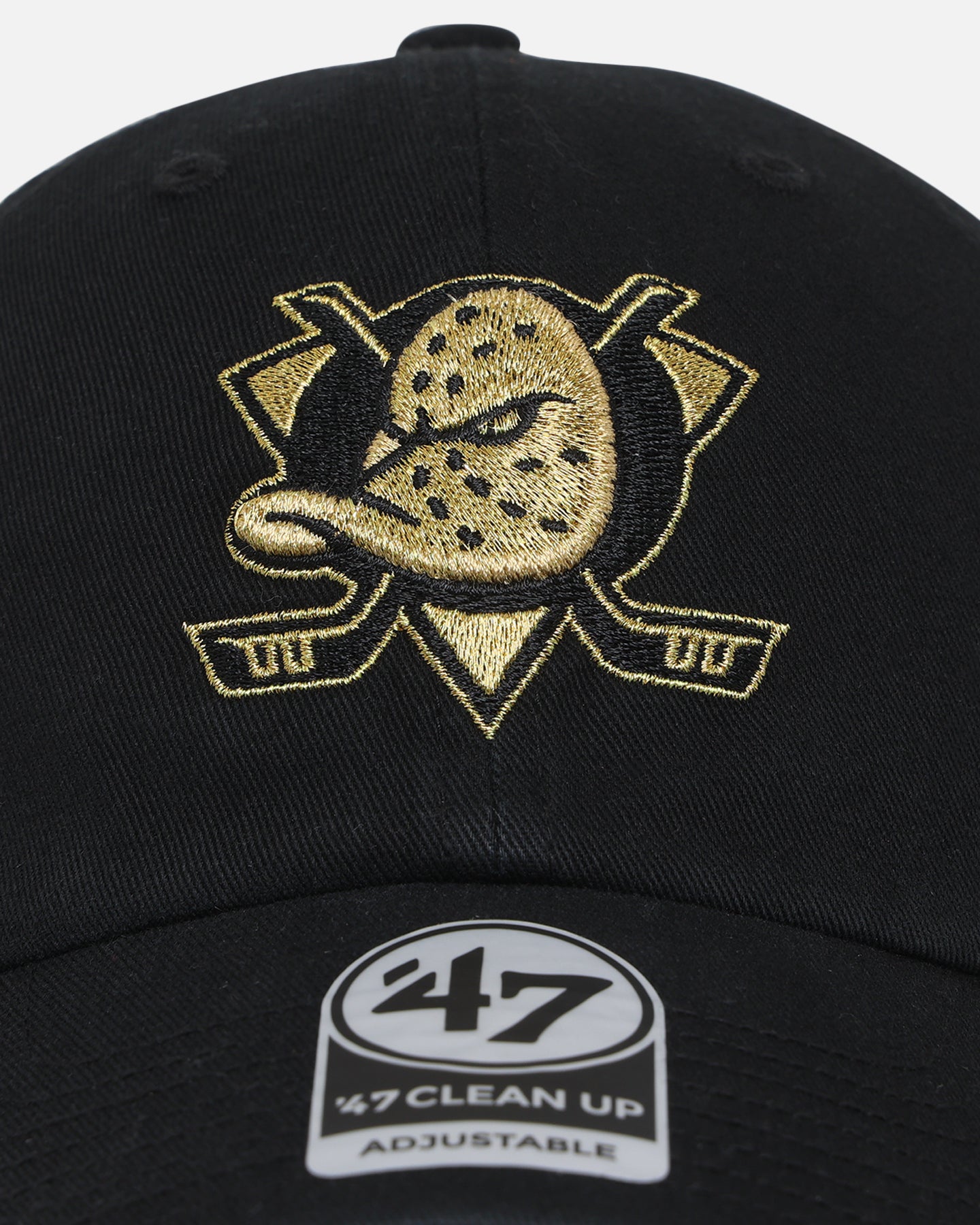 47 Brand Anaheim Ducks 'Metallic' 47 Clean Up Strapback Black/Gold、mySite、zt4zffjzw