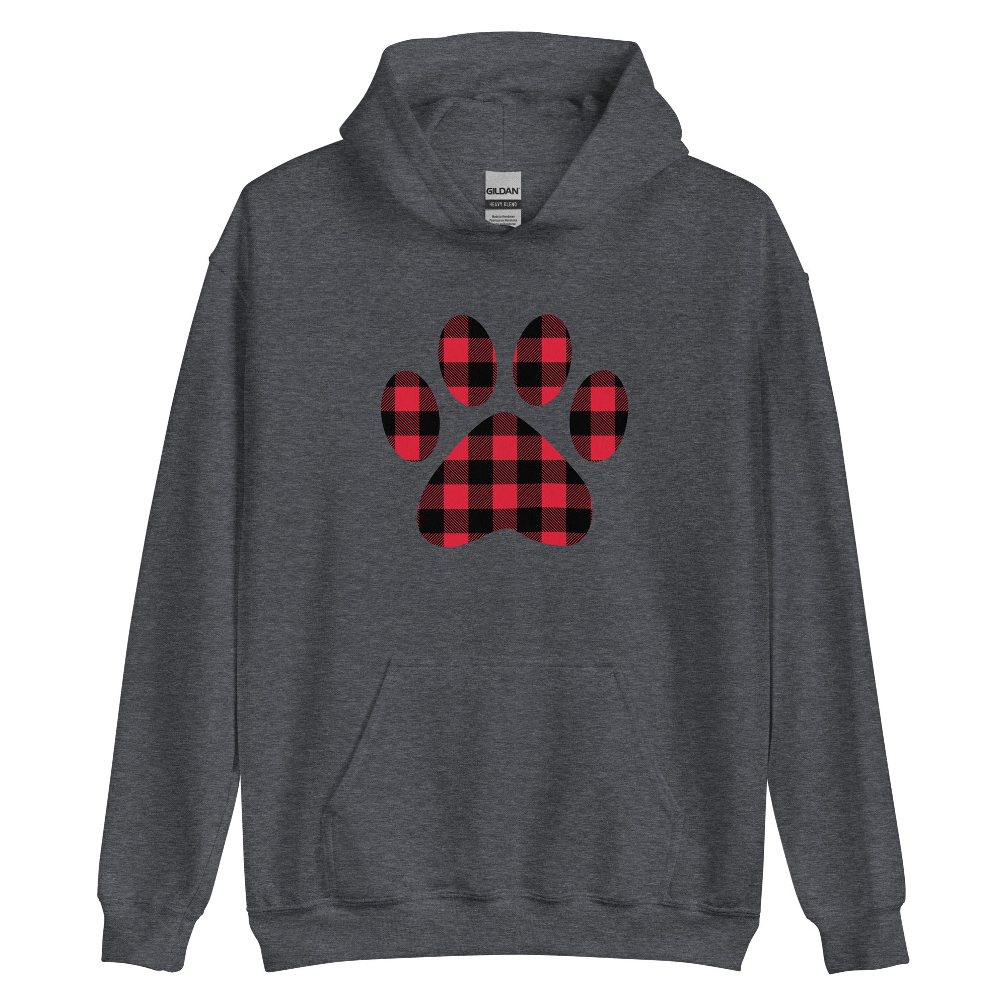 Gingham Paw Print Hoodie、mySite、camillekostekn