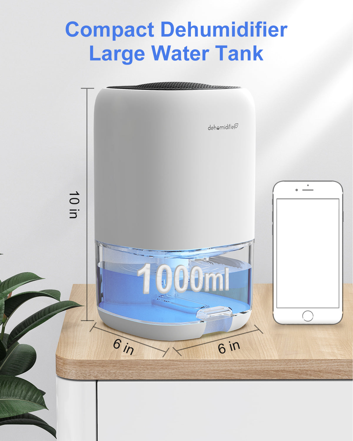 KLOUDIC Dehumidifier,280 sq.ft Dehumidifier for Room,35oz Portable Water Tank,Ultra Quiet with Auto Shut Off、mySite、fannypackpong