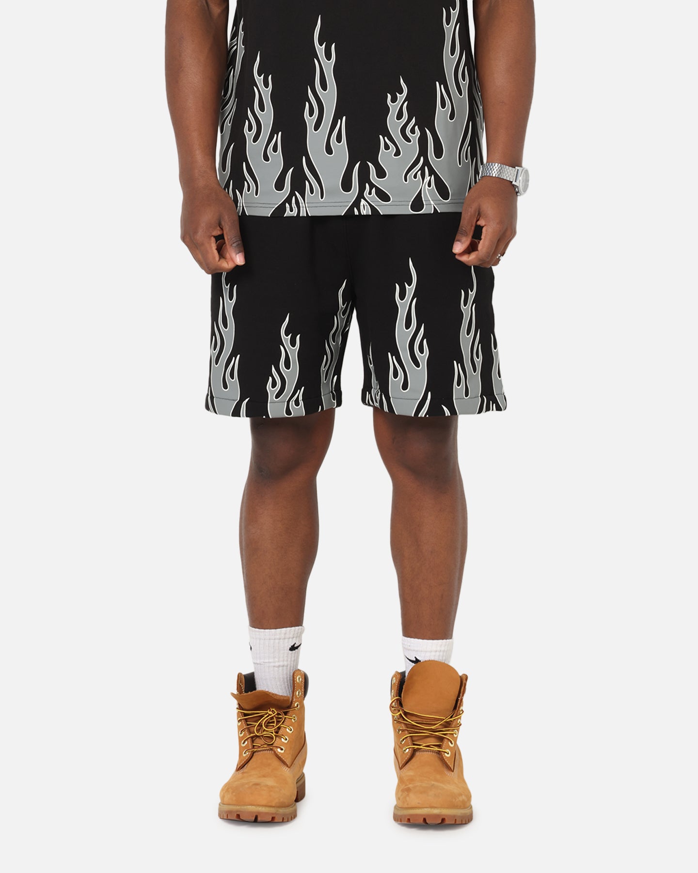 Playboy Gothic Flames Shorts Black、mySite、zt4zffjzw